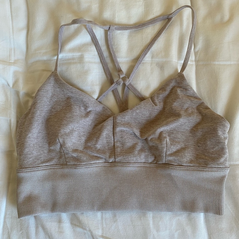 Pinkish taupe ALO super soft bra size large